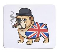 Azeeda 'British Flag Bulldog' Mouse Mat/Desk Pad (MO00041047)