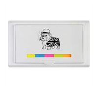 Azeeda 'British Flag Bulldog' Sticky Note Ruler Pad (ST00041924)