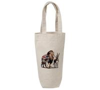 Azeeda 'British Lion Led By Donkeys' Cotton Wine Bottle Gift/Travel Bag (BL00050416)