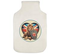 Azeeda 'British Lion with Shield' Hot Water Bottle Cover (HW00044430)