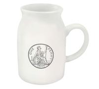 Azeeda 'British One Penny' Ceramic Milk Jug - 300ml (MJ00023772)