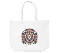 Azeeda 'British Patriot Lion Emblem' Tote Shopping Bag For Life (BG00085191)