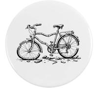 Azeeda 'Broken Bicycle' Button Badge - 58mm (BB00177363)
