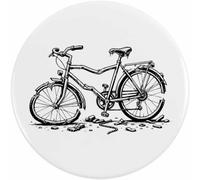 Azeeda 'Broken Bicycle' Button Badge - 77mm (BB00177362)