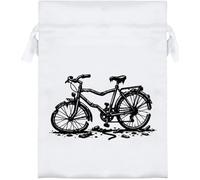 Azeeda 'Broken Bicycle' Satin Gift Bag - 18cm (SB00164905)