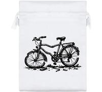 Azeeda 'Broken Bicycle' Satin Gift Bag - 20cm (SB00164906)