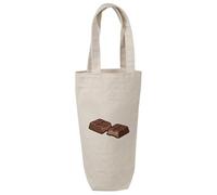 Azeeda 'Broken Chocolate Bar' Cotton Wine Bottle Gift/Travel Bag (BL00049681)