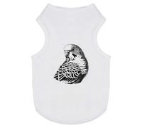 Azeeda 'Budgie Portrait' Pet Dog/Cat T-Shirt, XS (PT00168116)