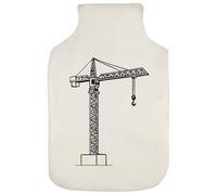 Azeeda 'Building Crane' Hot Water Bottle Cover (HW00044009)