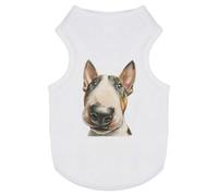 Azeeda 'Bull Terrier Portrait' Pet Dog/Cat T-Shirt, M (PT00172234)