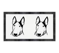 Azeeda 'Bull Terrier Portrait' Pet Feeding Mat (PM00032109)