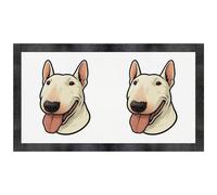 Azeeda 'Bull Terrier Portrait' Pet Feeding Mat (PM00033586)