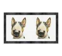 Azeeda 'Bull Terrier Portrait' Pet Feeding Mat (PM00034348)