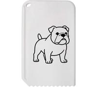 Azeeda 'Bulldog Line Art' Plastic Ice Scraper (IC00048557)