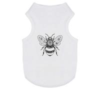 Azeeda 'Bumble Bee Mandala' Pet Dog/Cat T-Shirt, M (PT00165978)