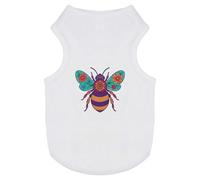 Azeeda 'Bumble Bee Mandala' Pet Dog/Cat T-Shirt, M (PT00165982)