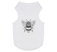 Azeeda 'Bumble Bee Mandala' Pet Dog/Cat T-Shirt, S (PT00165977)