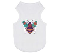 Azeeda 'Bumble Bee Mandala' Pet Dog/Cat T-Shirt, S (PT00165981)