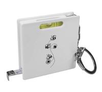 Azeeda 'Bumblebee Trail' Keyring Tape Measure/Spirit Level Tool (KM00028777)