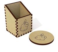 Azeeda 'bunny rabbit' Desk Tidy/Pencil Holder (DT00102396)