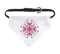 Azeeda 'Butterfly Mandala' Pet Bandana - White, S (PD00088137)