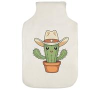Azeeda 'Cactus with Cowboy Hat' Hot Water Bottle Cover (HW00047800)
