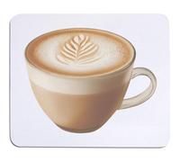 Azeeda 'Caffè Latte with Foam Art' Mouse Mat/Desk Pad (MO00044969)