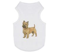 Azeeda 'Cairn Terrier Standing' Pet Dog/Cat T-Shirt, L (PT00155863)