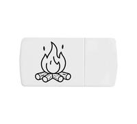 Azeeda 'Campfire' Pill Box with Tablet Splitter (PI00041980)