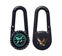 Azeeda 'Canada Goose Flying' Compass Keyring (KC00045065)