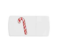 Azeeda 'Candy Cane' Pill Box with Tablet Splitter (PI00043012)