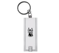 Azeeda 'Cane Corso Dog Portrait' LED Torch Keyring - Compact Pocket Flashlight with Keychain - Handy Mini Light for Bags and Keys (KT00047484)
