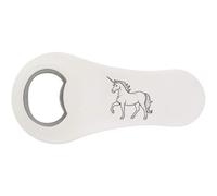 Azeeda 'Cantering Unicorn' Bottle Opener Fridge Magnet (BO00101757)