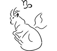 Azeeda 'Capricorn Sea Goat' Wall Stencil - M (A5) (WS00023472)