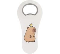 Azeeda 'Capybara & Bird' Bottle Opener Fridge Magnet (BO00105368)