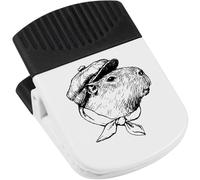 Azeeda 'Capybara Wearing a Flat Cap' Magnetic Clip (CP00053137)