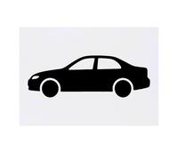 Azeeda 'Car Silhouette' Temporary Tattoo - Water Resistant, Skin-Safe, Non-Toxic Transfer (TO00092137)