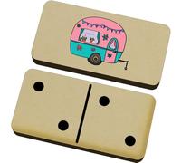 Azeeda 'Caravan Fun' Domino Set & Box (DM00049232)