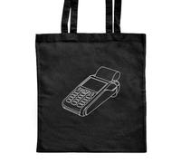 Azeeda 'Card Payment Machine' Classic Black Tote Shopper Bag (ZB00018987)