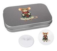 Azeeda 'Carol Singer Mouse' Golf Markers Gift Set (GO00078634)