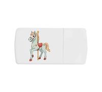 Azeeda 'Carousel Horse' Pill Box with Tablet Splitter (PI00043064)