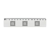 Azeeda 'Carpe Diem Motif' 15cm (6 Inch) White Plastic Ruler (RL00113057)