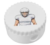 Azeeda 'Cartoon American Football Player' Compact Pencil Sharpener (PS00053066)