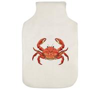 Azeeda 'Cartoon Crab' Hot Water Bottle Cover (HW00046992)