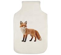 Azeeda 'Carved Fox' Hot Water Bottle Cover (HW00049270)