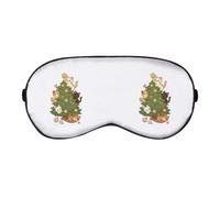 Azeeda 'Cat Christmas Tree' Sleep/Travel Eye Mask (EY00033133)