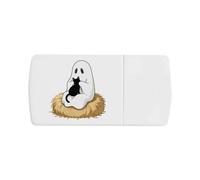 Azeeda 'Cat & Ghost Cuddles' Pill Box with Splitter (PI00046440)