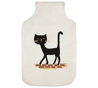 Azeeda 'Cat On A Wall' Hot Water Bottle Cover (HW00049889)