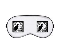 Azeeda 'Cat Sitting in Window' Sleep/Travel Eye Mask (EY00031850)