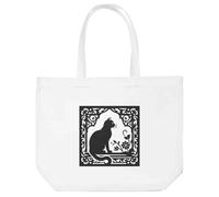Azeeda 'Cat Sitting In Window' Tote Shopping Bag For Life (BG00085199)